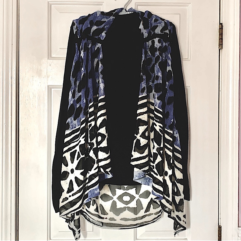 Inc Concepts Sheer Open Front | Cover Up | Shawl | Kimono | Duster💙🖤